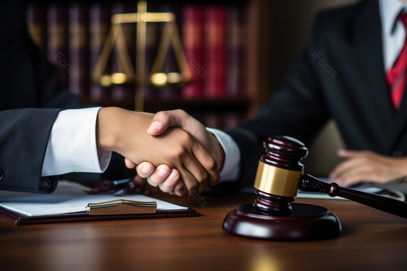 法庭上双方商务精英握手言和,高清,摄影图,摄影图片,图片大全,摄影图免费下载